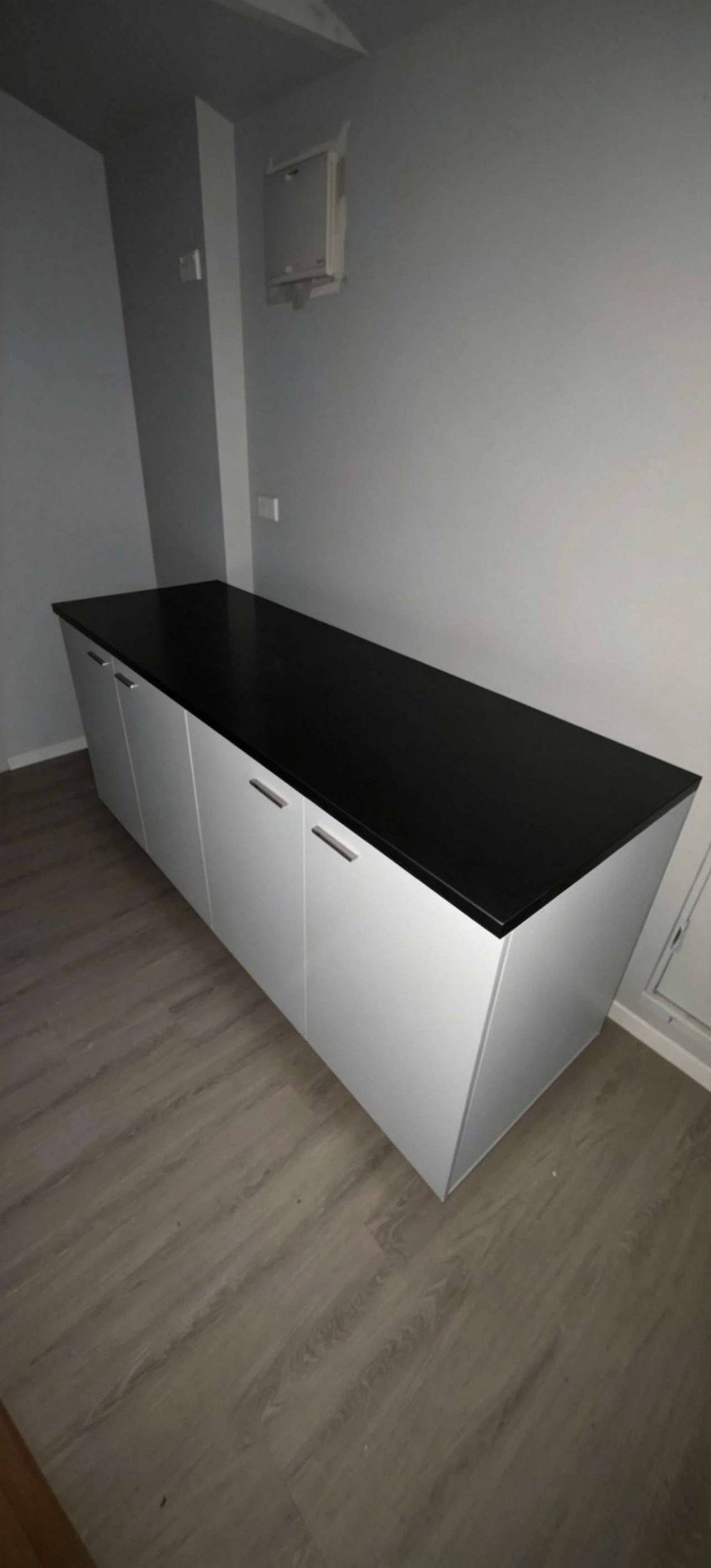 Kitchen Cabinet with Black Bench Top — 60cm to 180cm