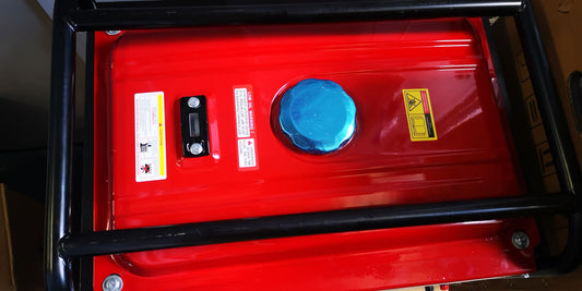 4-Stroke Petrol Generator — 3.5kW Max, Red