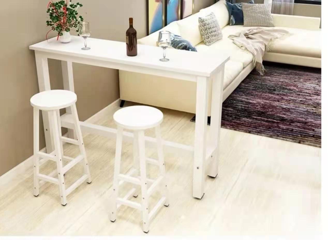 White Bar Table