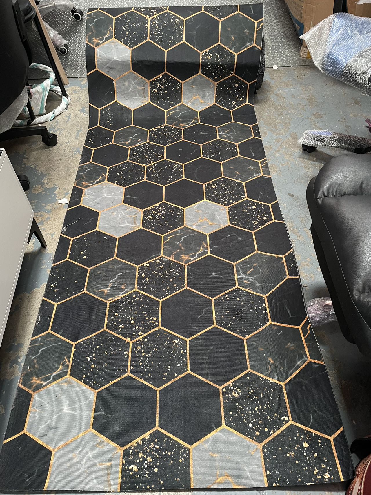 Printed Hallway Runner / Rug, $15/meter