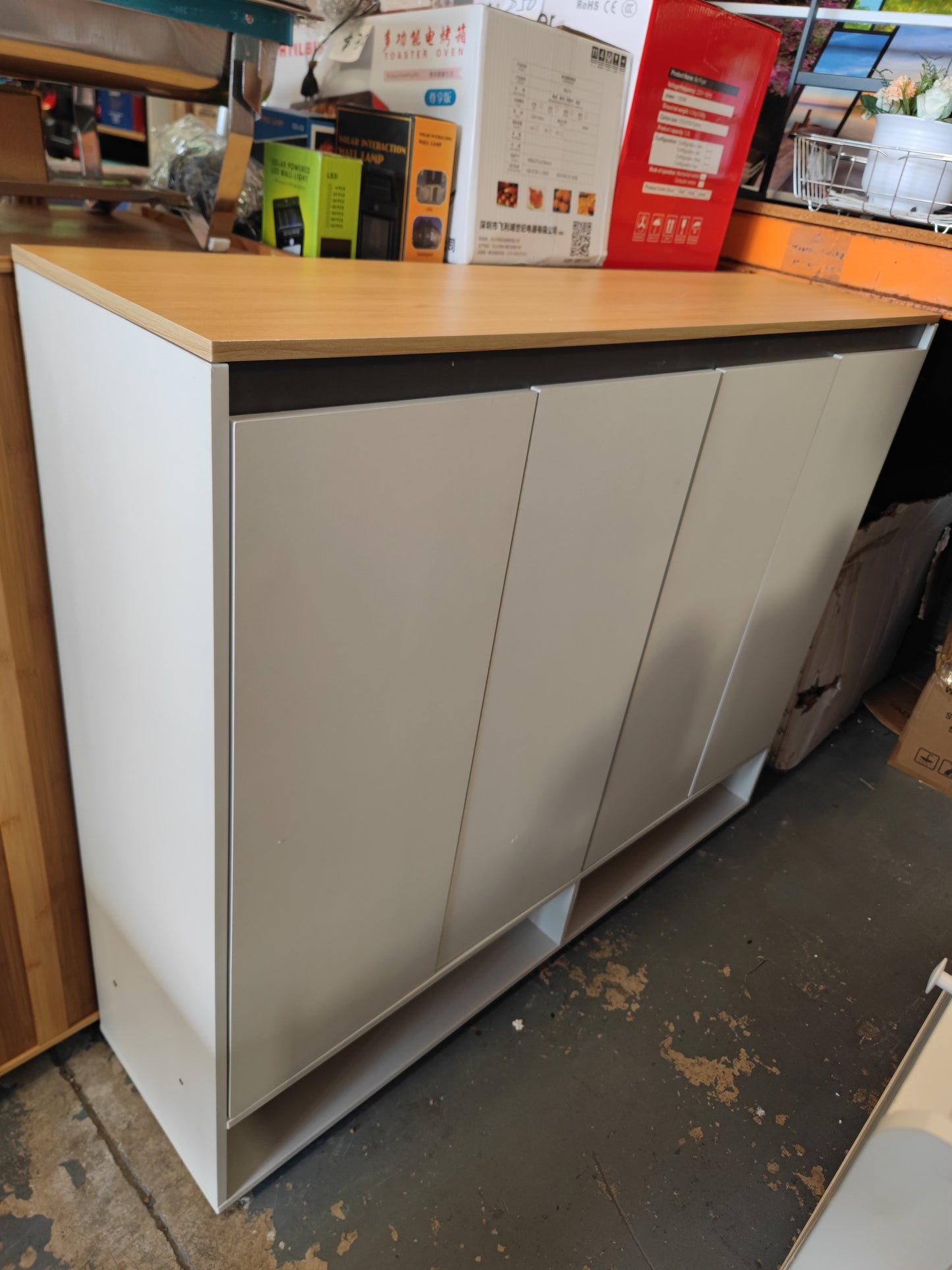 4 Door Shoe Cabinet