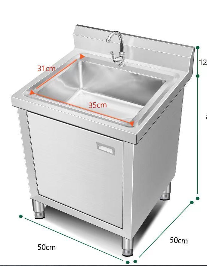 Stainless Steel Kitchen Sink Bench / Sink Cabinet