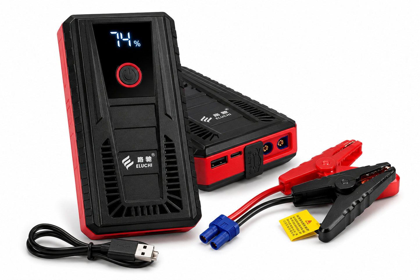 Portable Car Jump Starter Power Bank 12V Emergency Battery Booster