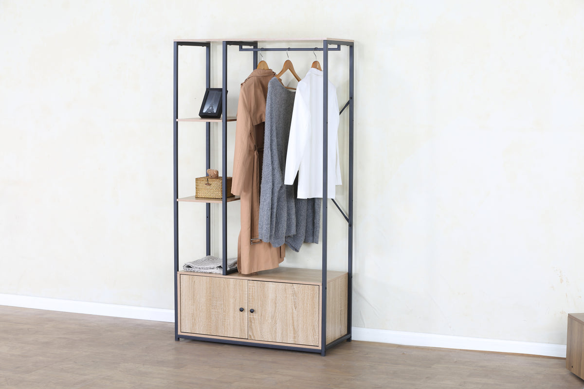 Garment Rack with Drawer, Clothing Rack