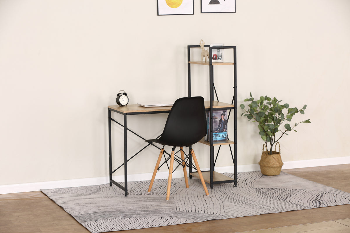 Desk with Storage Shelves,Tables