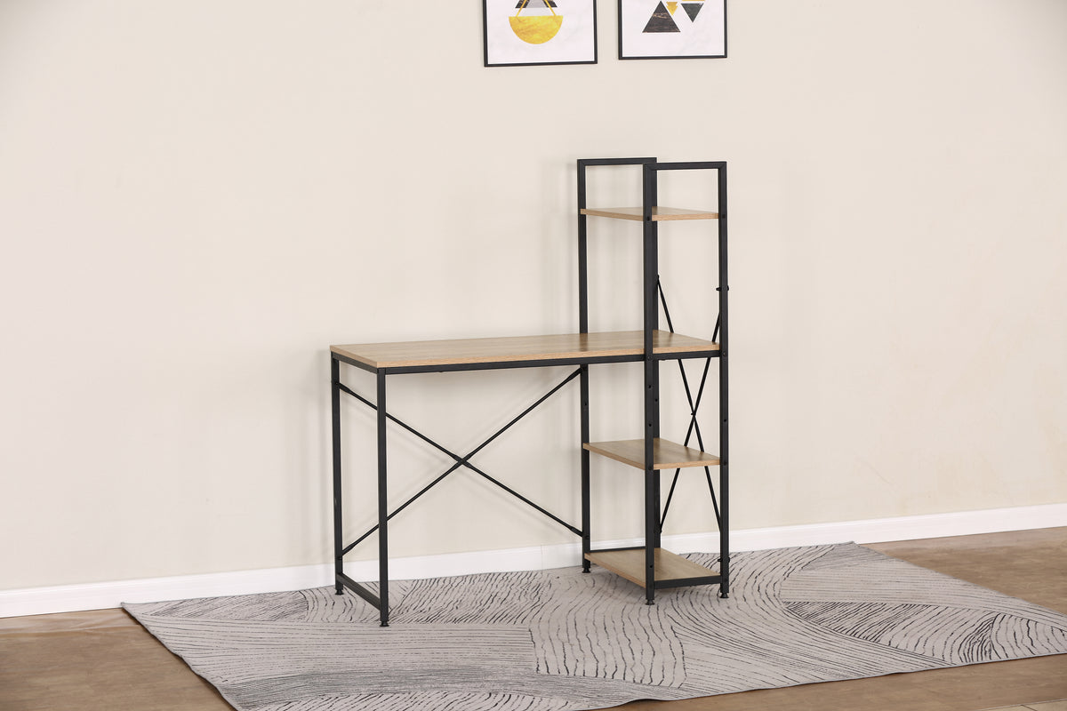 Desk with Storage Shelves,Tables