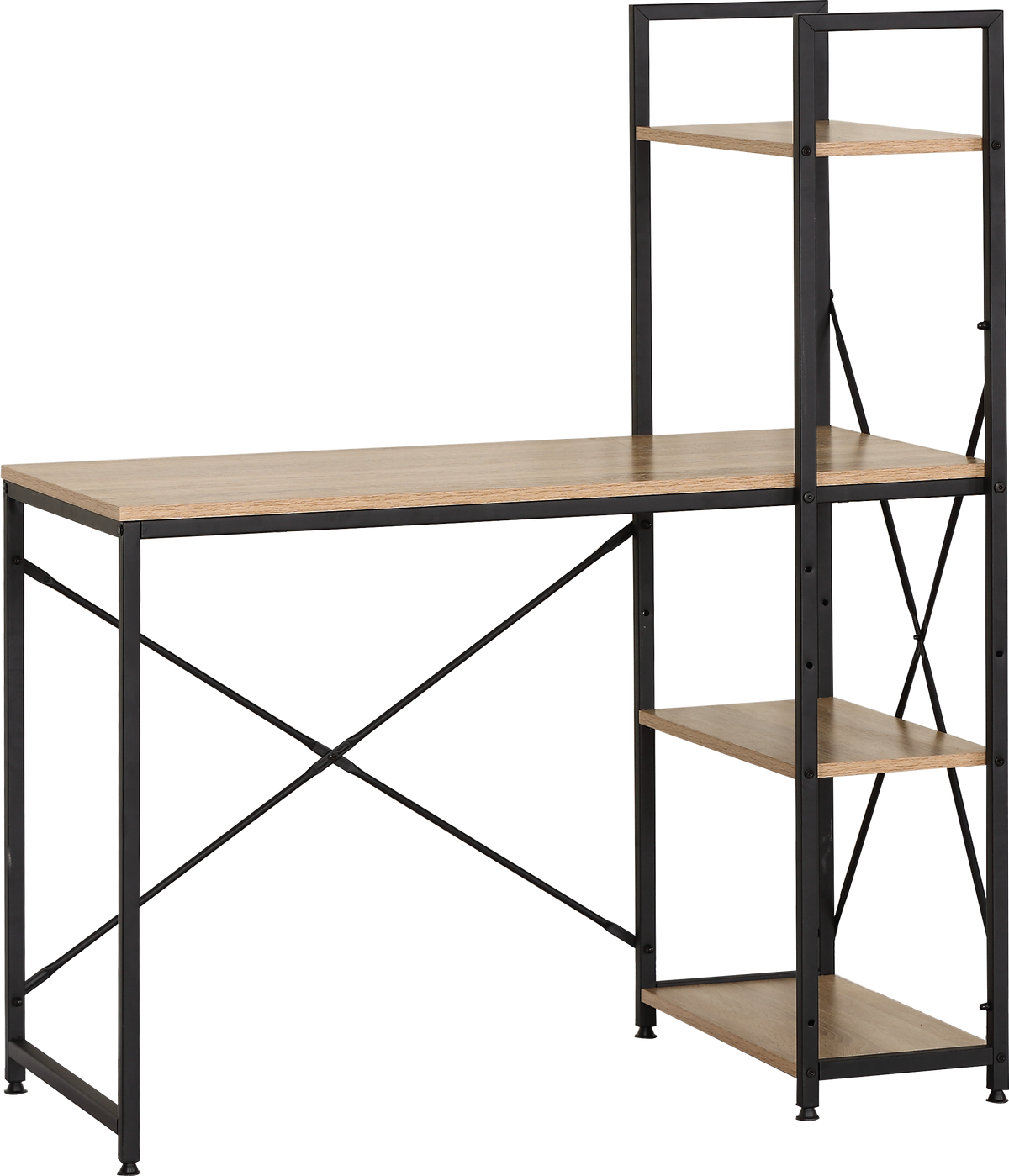 Desk with Storage Shelves,Tables