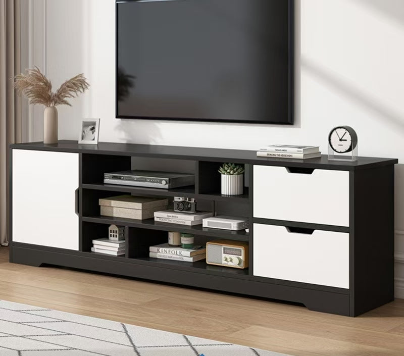 Black TV Cabinet 140cm