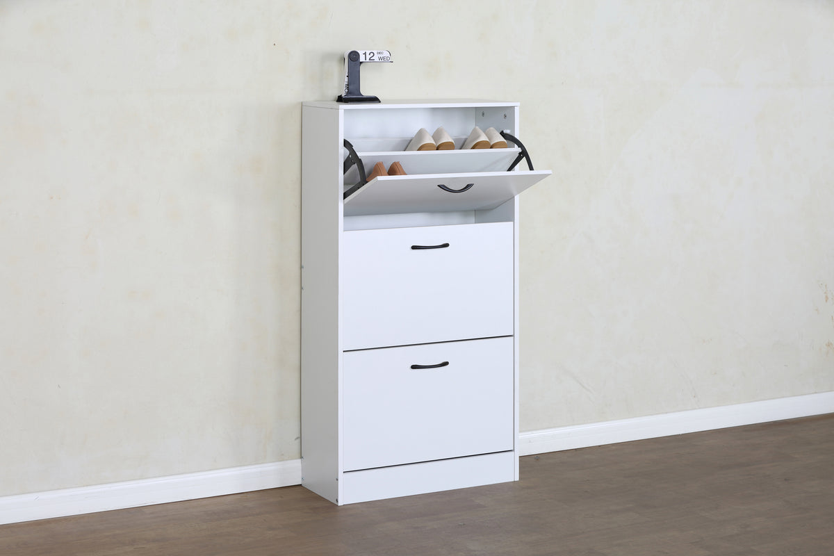 White Shoe Cabinet, Shoes Rack