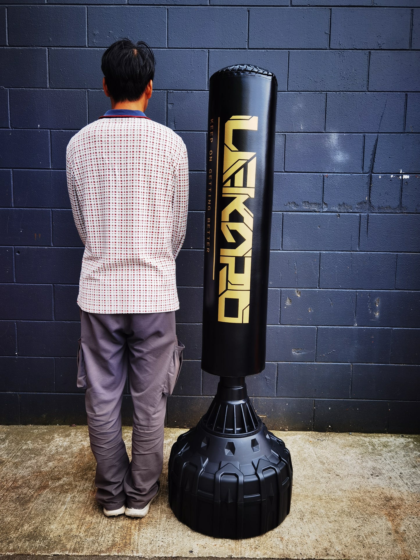 Free stand boxing bag with stand