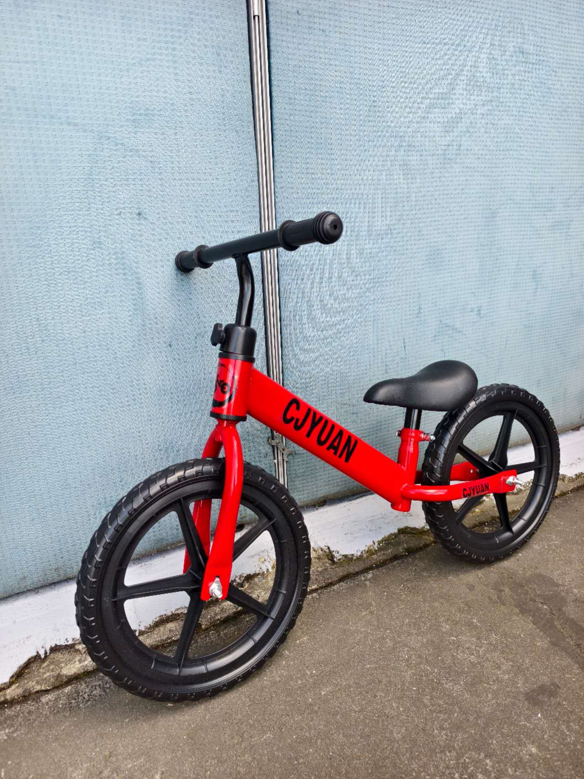 Kids' Balance Bike ,Metal Bike 14inch Green Red