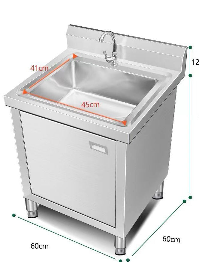 Stainless Steel Kitchen Sink Bench / Sink Cabinet