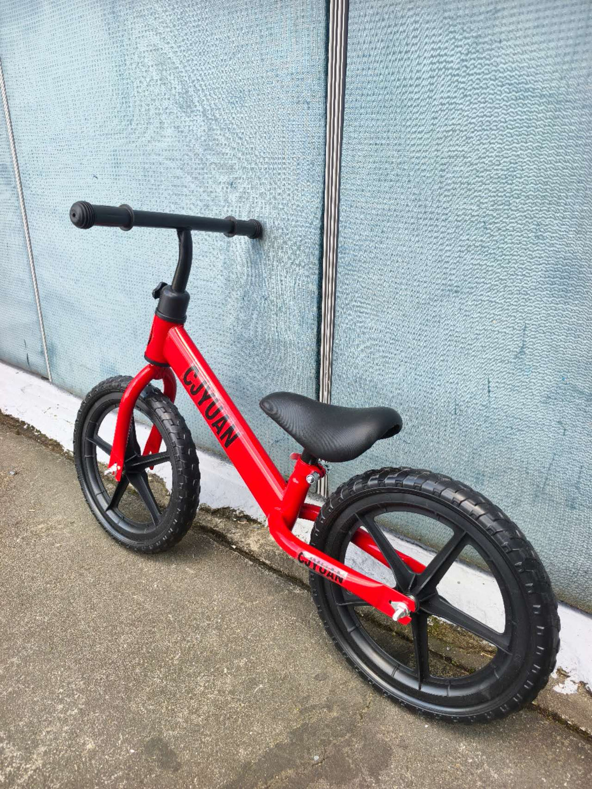 Kids' Balance Bike ,Metal Bike 14inch Green Red