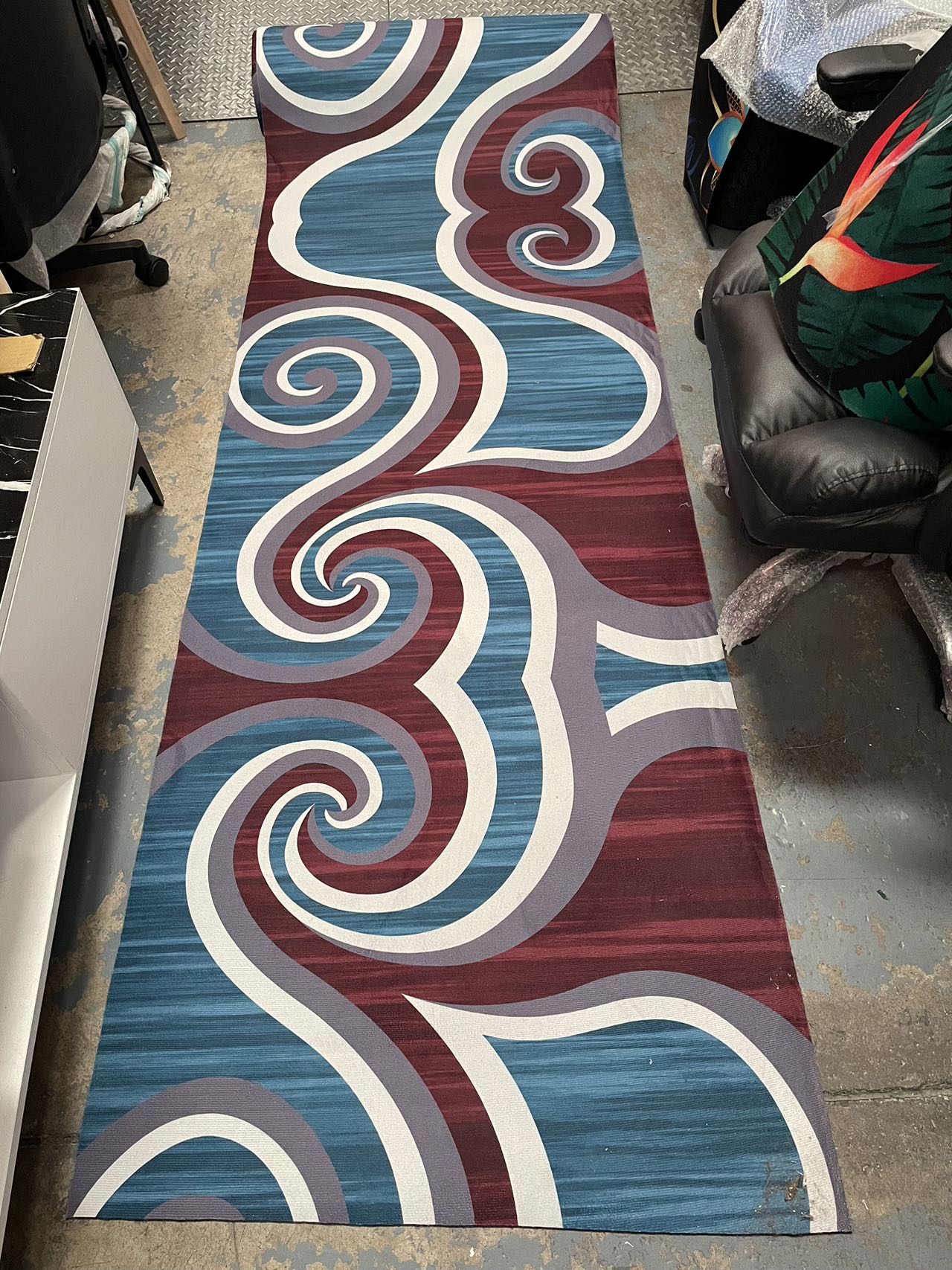 Printed Hallway Runner / Rug, $15/meter