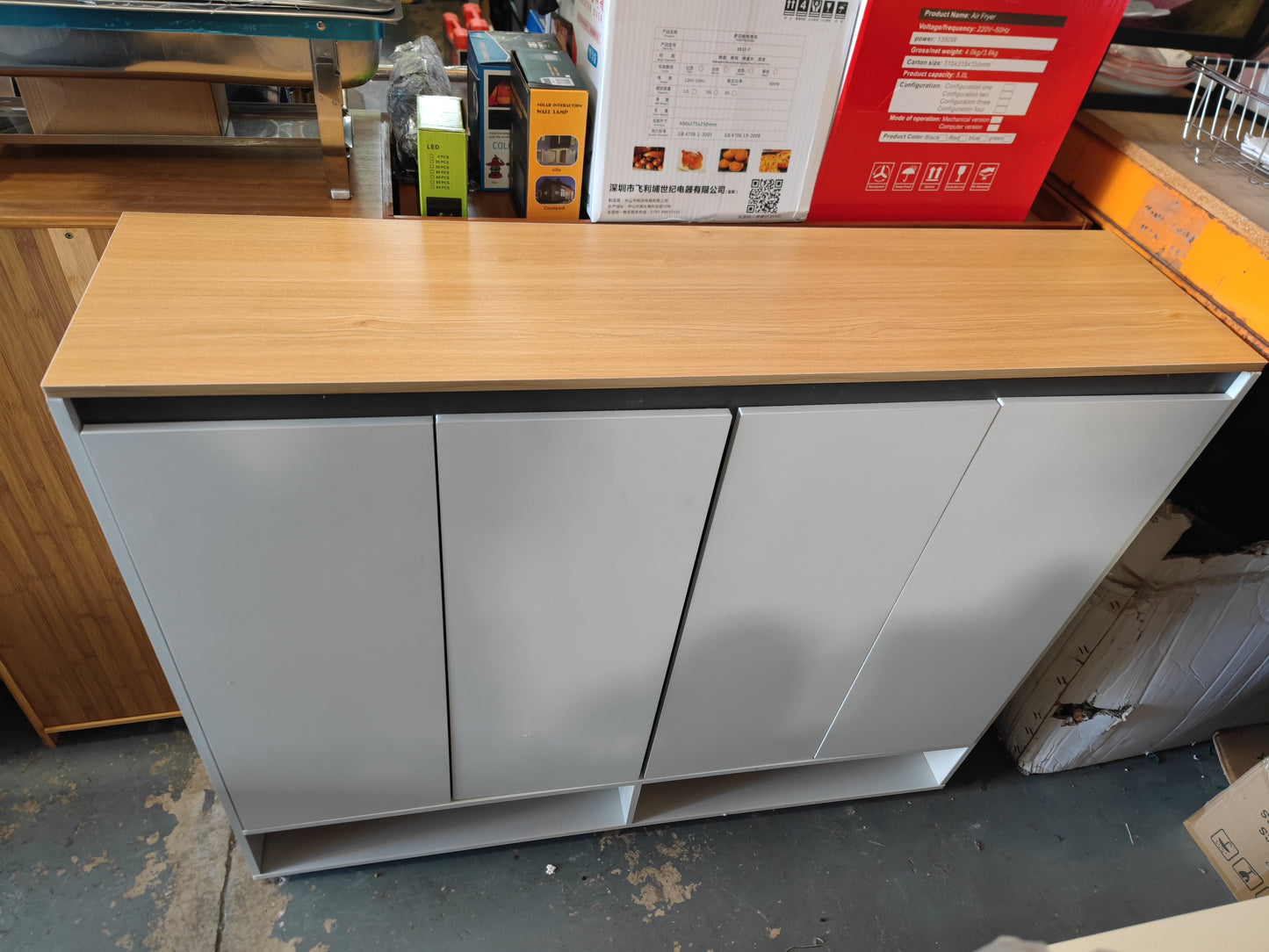 4 Door Shoe Cabinet